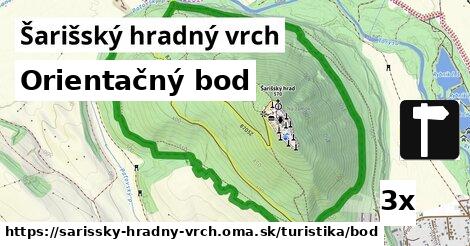 Orientačný bod, Šarišský hradný vrch