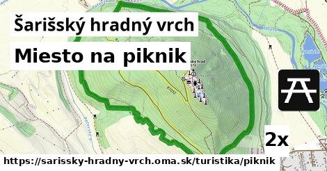 Miesto na piknik, Šarišský hradný vrch