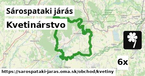 Kvetinárstvo, Sárospataki járás