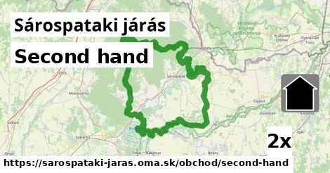 Second hand, Sárospataki járás