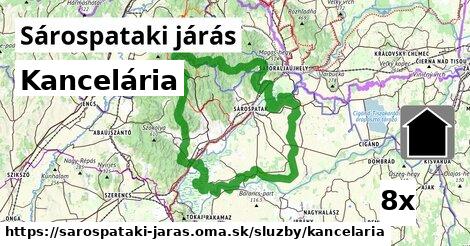 Kancelária, Sárospataki járás