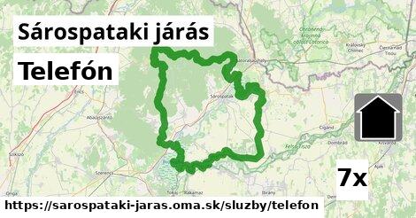 Telefón, Sárospataki járás