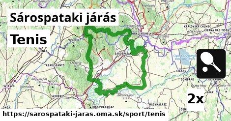 Tenis, Sárospataki járás