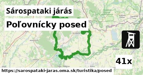 Poľovnícky posed, Sárospataki járás