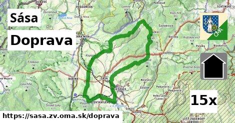 doprava v Sása, okres ZV