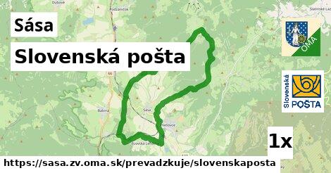 Slovenská pošta, Sása, okres ZV
