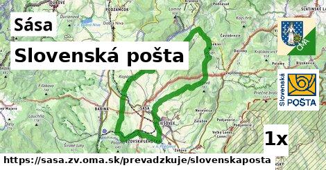 Slovenská pošta, Sása, okres ZV