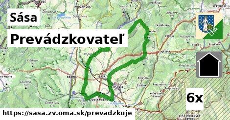 prevádzkovateľ v Sása, okres ZV
