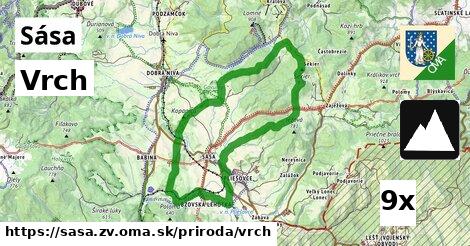 Vrch, Sása, okres ZV