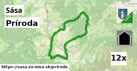 príroda v Sása, okres ZV