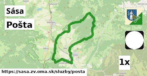 Pošta, Sása, okres ZV