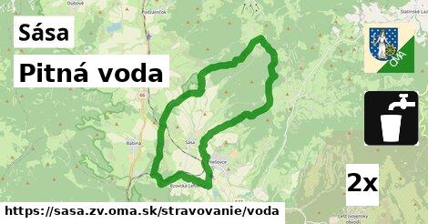 Pitná voda, Sása, okres ZV