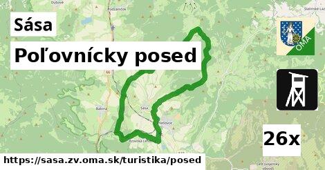 Poľovnícky posed, Sása, okres ZV