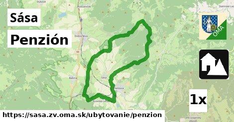 Penzión, Sása, okres ZV