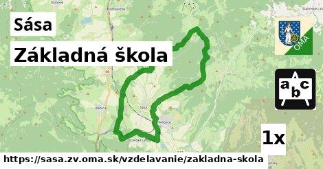 Základná škola, Sása, okres ZV