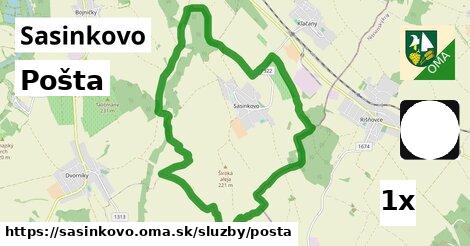 Pošta, Sasinkovo