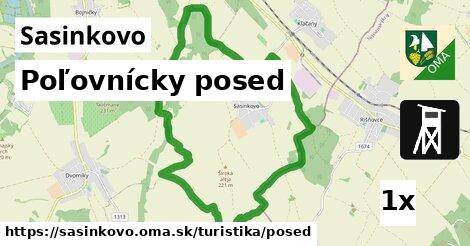 Poľovnícky posed, Sasinkovo