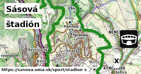 štadión, Sásová