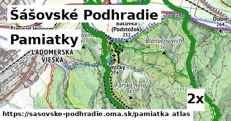 pamiatky v Šášovské Podhradie