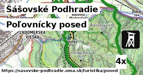 Poľovnícky posed, Šášovské Podhradie