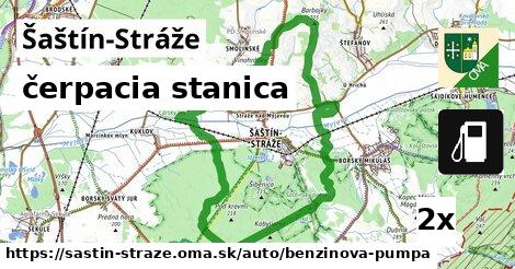 čerpacia stanica, Šaštín-Stráže