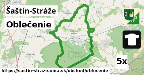 Oblečenie, Šaštín-Stráže