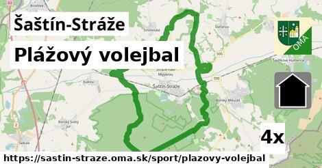 Plážový volejbal, Šaštín-Stráže