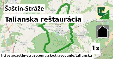 talianska reštaurácia v Šaštín-Stráže