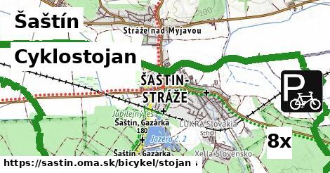 Cyklostojan, Šaštín