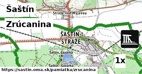 Zrúcanina, Šaštín