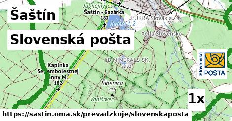 Slovenská pošta, Šaštín