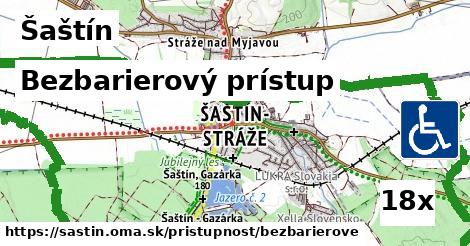 Bezbarierový prístup, Šaštín