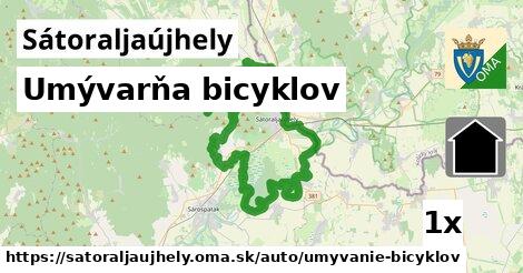 umývarňa bicyklov v Sátoraljaújhely