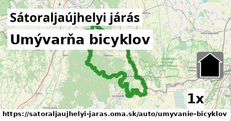 Umývarňa bicyklov, Sátoraljaújhelyi járás