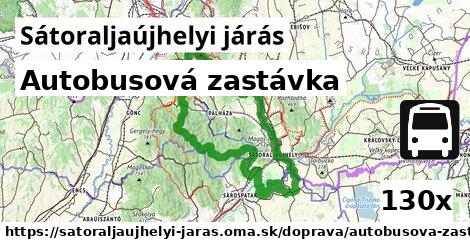 Autobusová zastávka, Sátoraljaújhelyi járás