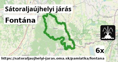 Fontána, Sátoraljaújhelyi járás