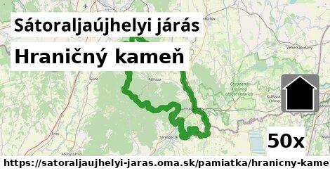 Hraničný kameň, Sátoraljaújhelyi járás