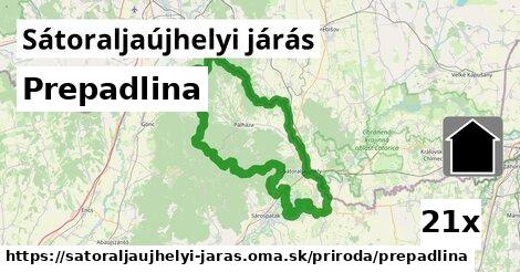 Prepadlina, Sátoraljaújhelyi járás