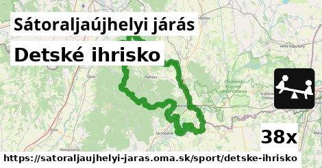 Detské ihrisko, Sátoraljaújhelyi járás