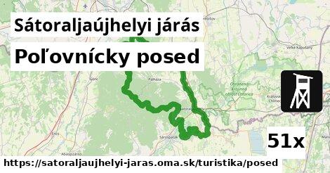 Poľovnícky posed, Sátoraljaújhelyi járás