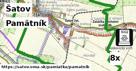 Pamätník, Šatov