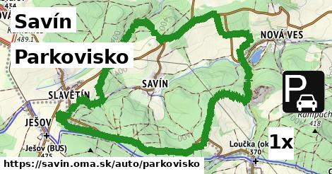 Parkovisko, Savín