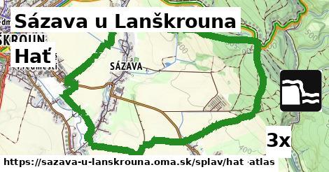 Hať, Sázava u Lanškrouna