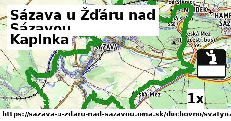 Kaplnka, Sázava u Žďáru nad Sázavou