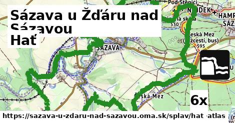 Hať, Sázava u Žďáru nad Sázavou