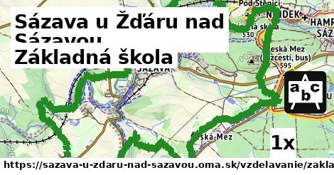Základná škola, Sázava u Žďáru nad Sázavou