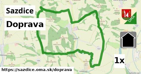 doprava v Sazdice