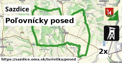 Poľovnícky posed, Sazdice