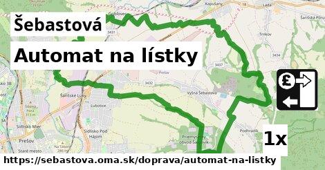 Automat na lístky, Šebastová