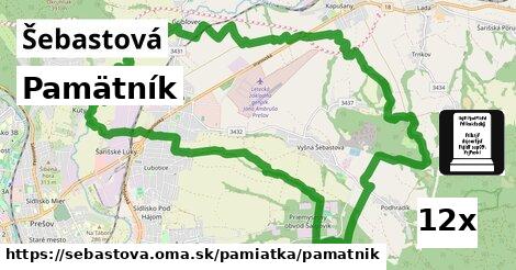 Pamätník, Šebastová